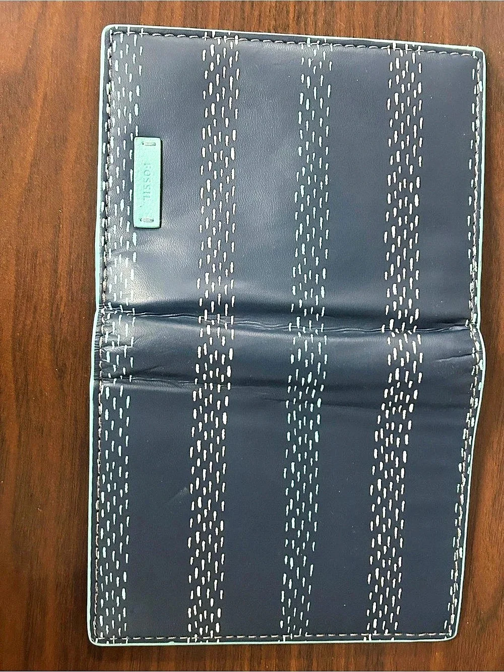 Fossil Keely Passport Case & Luggage Tag Leather Set